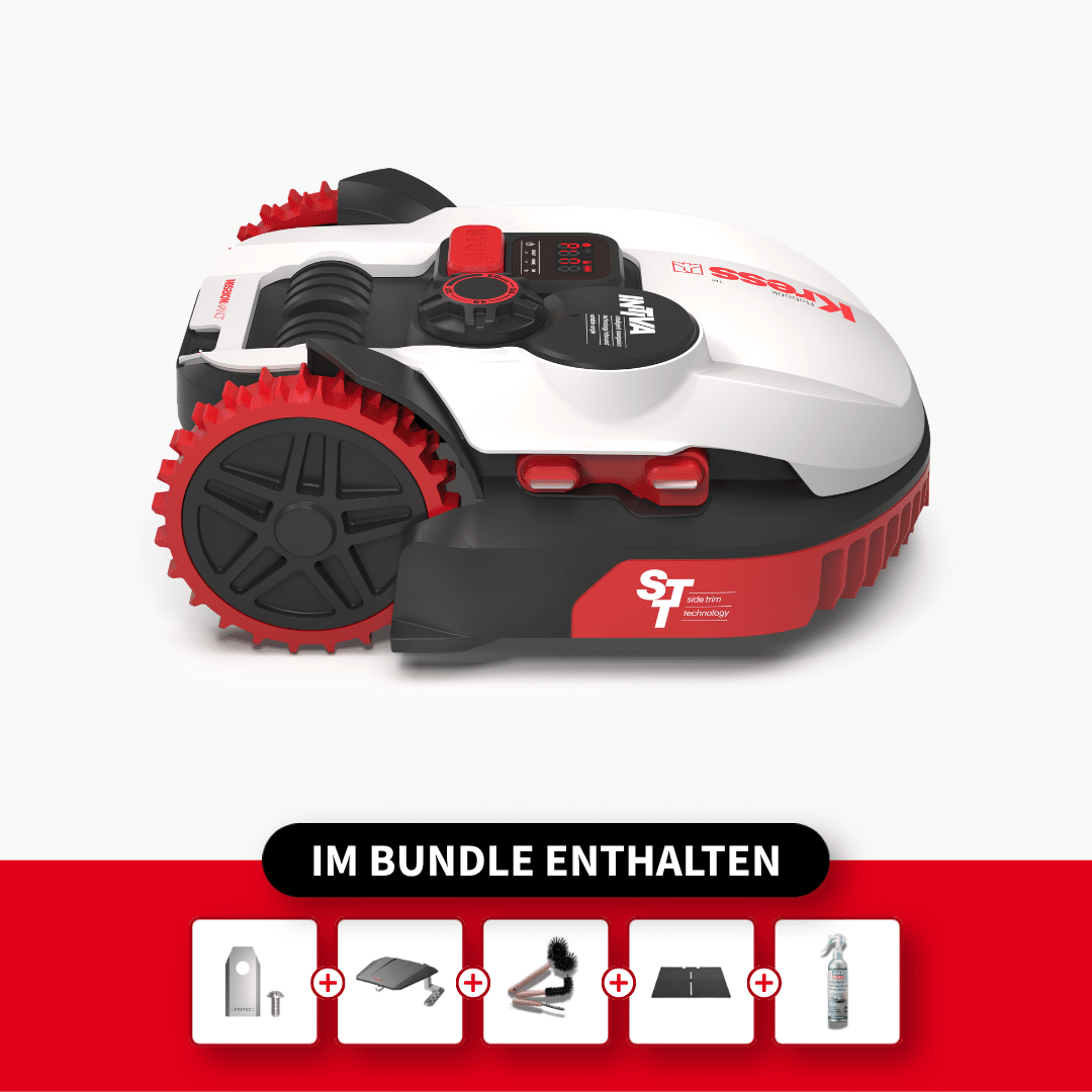 Kress Mission Nano KR101E – Komplett-Sorglos Premium Set – Kress RTKⁿ Mähroboter, Produktansicht
