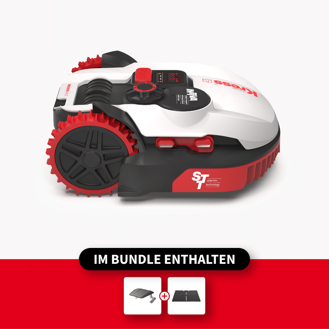 Kress Mission Nano KR101E – Outdoor Wetterfest Set – Kress RTKⁿ Mähroboter, Produktansicht
