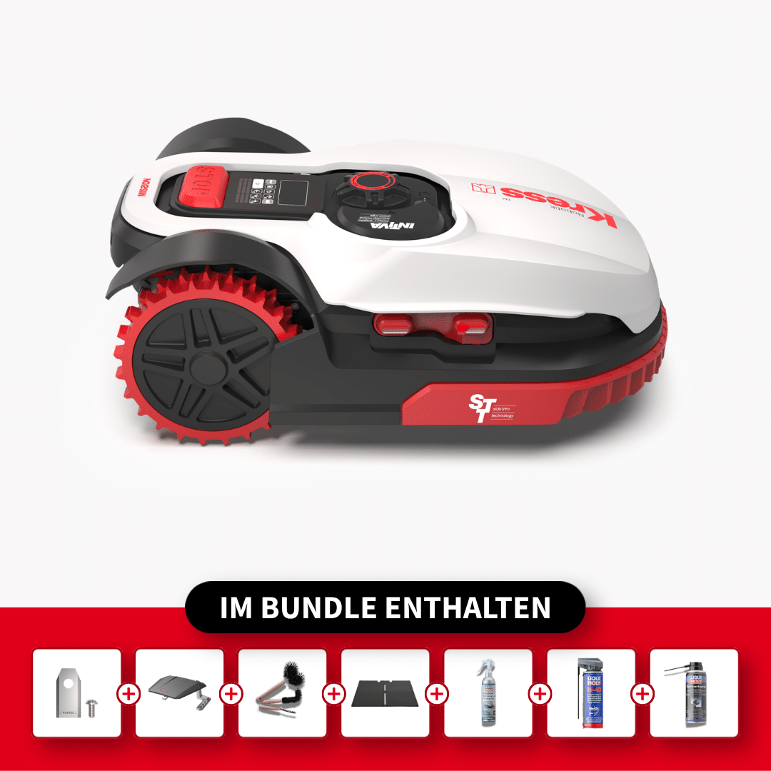 Kress Mission KR120E – Komplett-Sorglos Premium Set – Kress RTKⁿ Mähroboter, Produktansicht