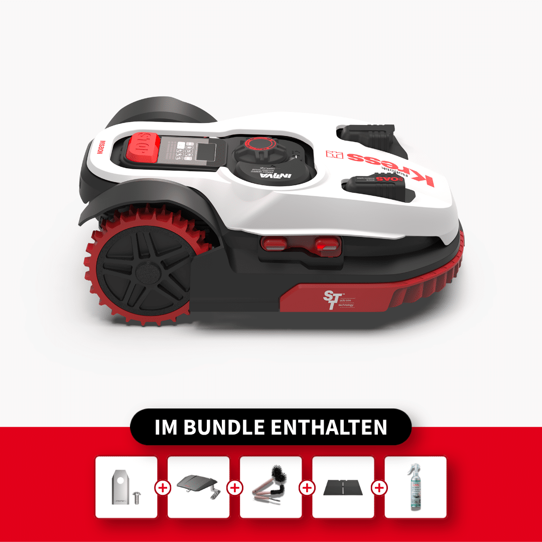 Kress Mission KR122E – Immer Grün Komfort Set – Kress RTKⁿ Mähroboter, Produktansicht