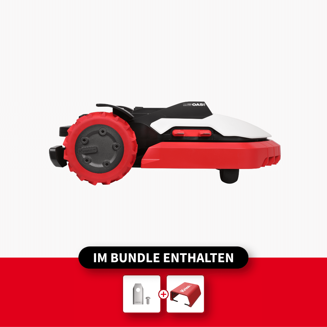 Kress Mission Mega KR133E – Base Camp Starter Set – Kress RTKⁿ Mähroboter, Produktansicht