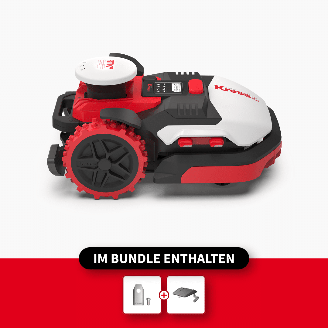 Kress Mission RTKⁿ KR172E – Base Camp Starter Set – Kress RTKⁿ Mähroboter, Produktansicht