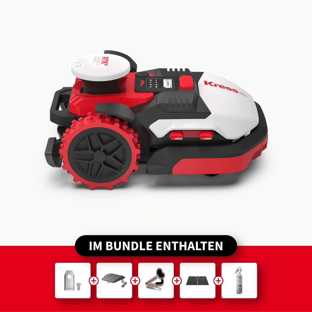 Kress Mission RTKⁿ KR172E – Immer Grün Komfort Set – Kress RTKⁿ Mähroboter, Produktansicht