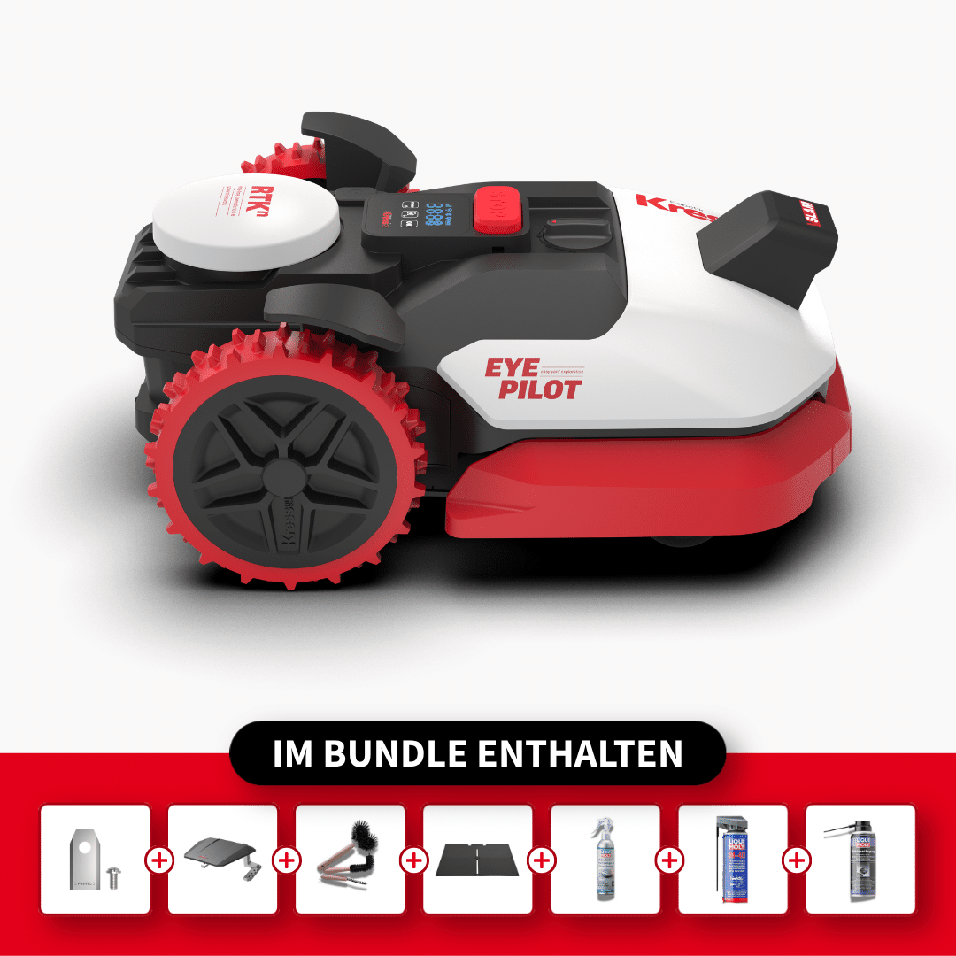 Kress EyePilot® RTKⁿ KR250E – Komplett-Sorglos Premium Set – Kress RTKⁿ Mähroboter, Produktansicht