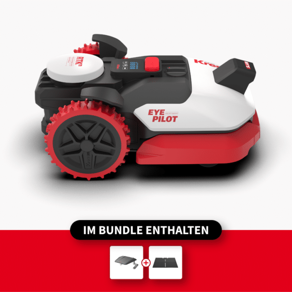 Kress EyePilot® RTKⁿ KR250E – Outdoor Wetterfest Set – Kress RTKⁿ Mähroboter für bis zu 500 m²