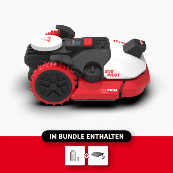 Kress EyePilot® RTKⁿ KR260ES – Base Camp Starter Set – Kress RTKⁿ Mähroboter für bis zu 700 m²