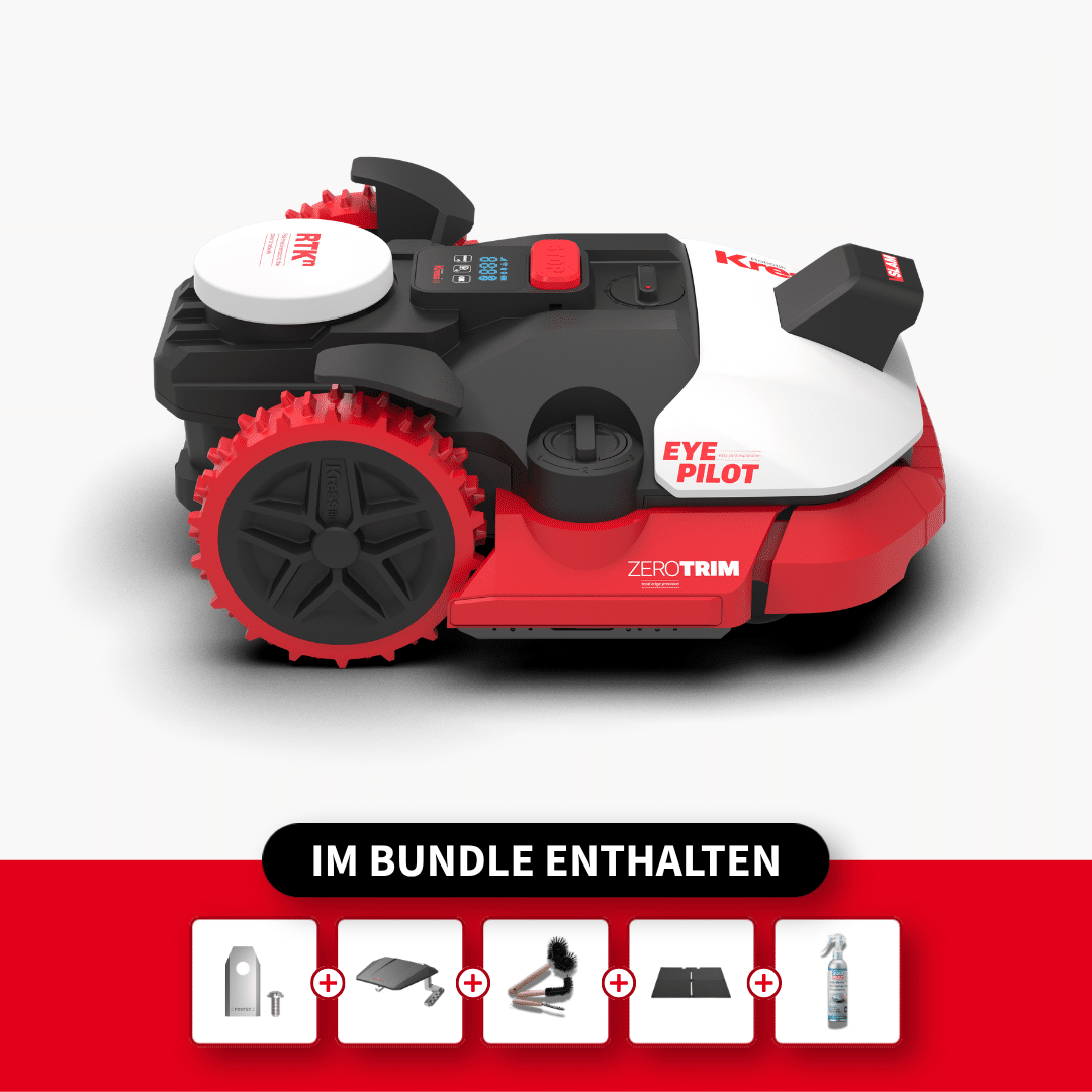 Kress EyePilot® RTKⁿ KR260ES – Immer Grün Komfort Set – Kress RTKⁿ Mähroboter, Produktansicht