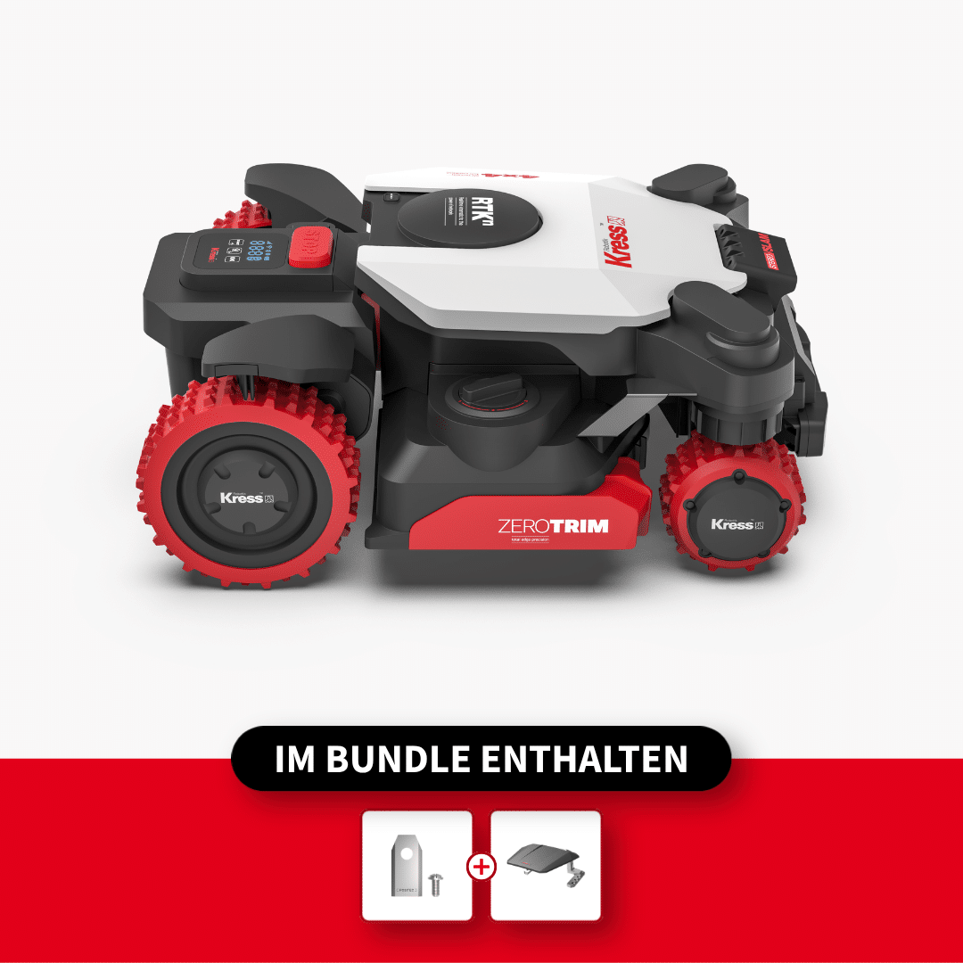 Kress EyePilot® RTKⁿ 4×4 KR281E – Base Camp Starter Set – Kress RTKⁿ Mähroboter, Produktansicht