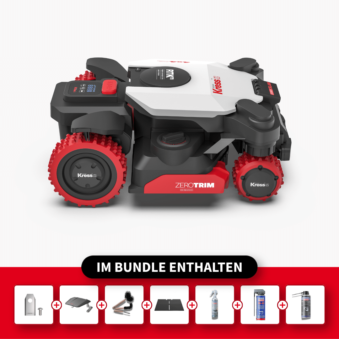 Kress EyePilot® RTKⁿ 4×4 KR283E – Komplett-Sorglos Premium Set – Kress RTKⁿ Mähroboter, Produktansicht